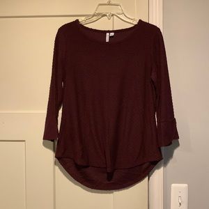 Elle Maroon Women’s Blouse